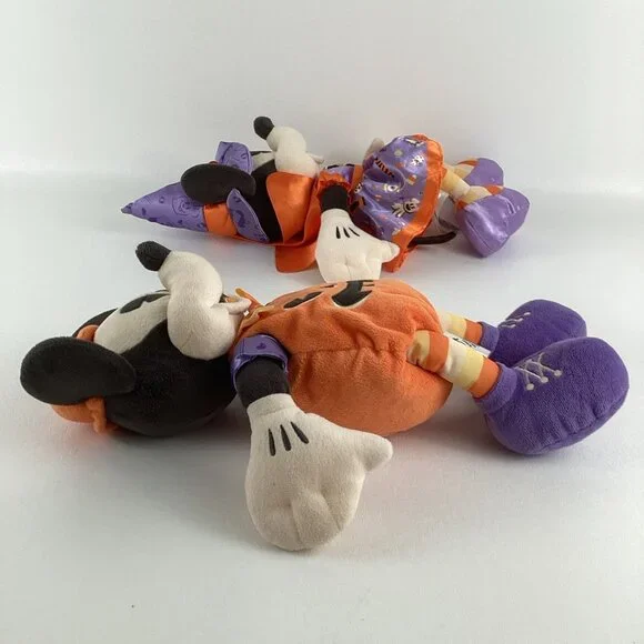 Disney Mickey Minnie Halloween Costume 15" Plush Stuffed Toy Pumpkin Witch 2020 - Picture 5 of 8